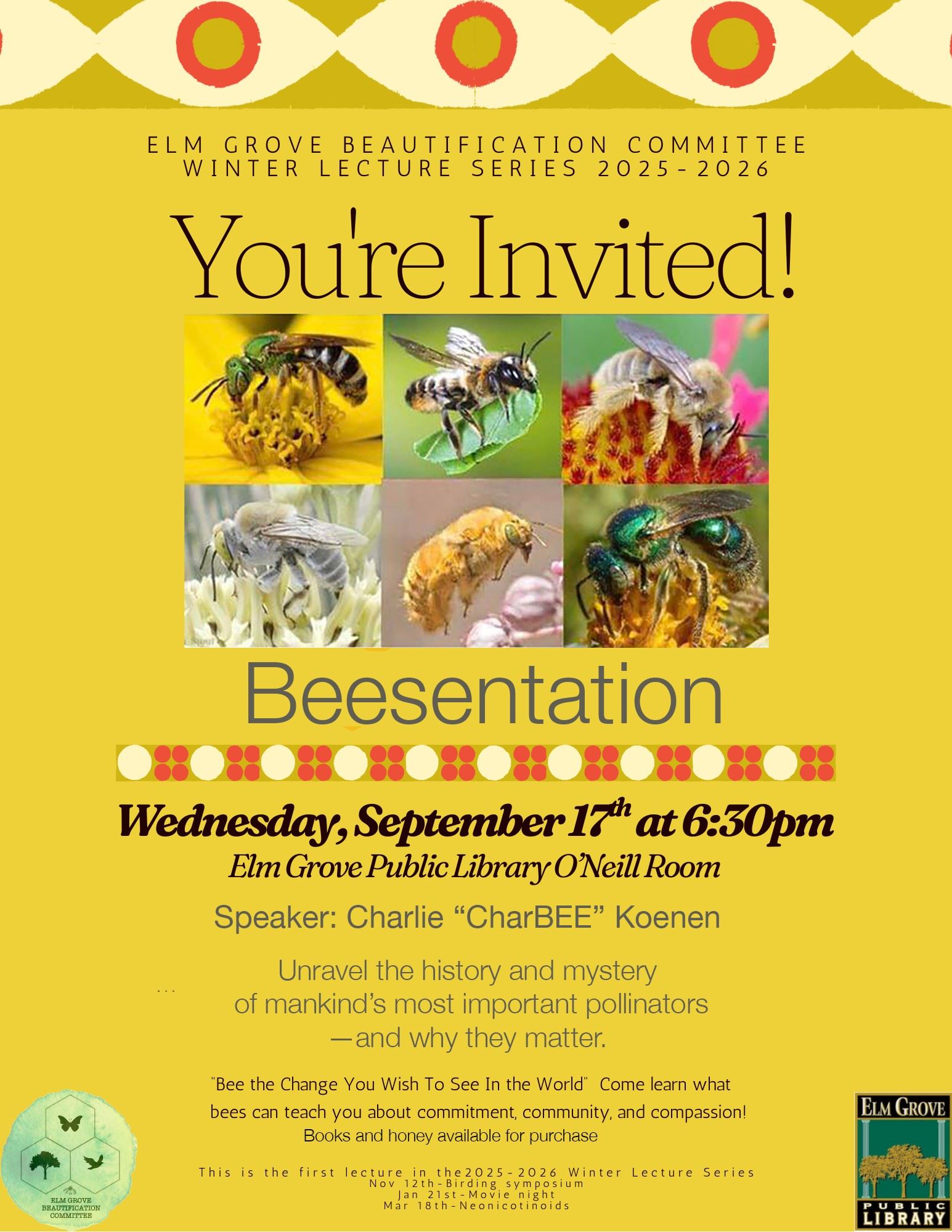 Winter Lecture Series Beautification 2